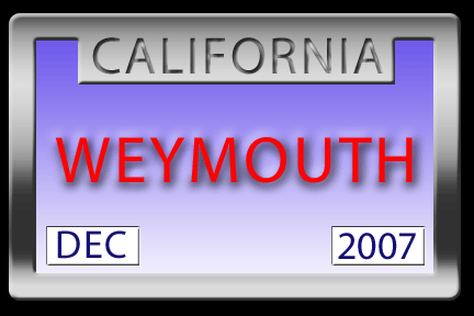 Plate Weymouth